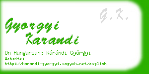 gyorgyi karandi business card